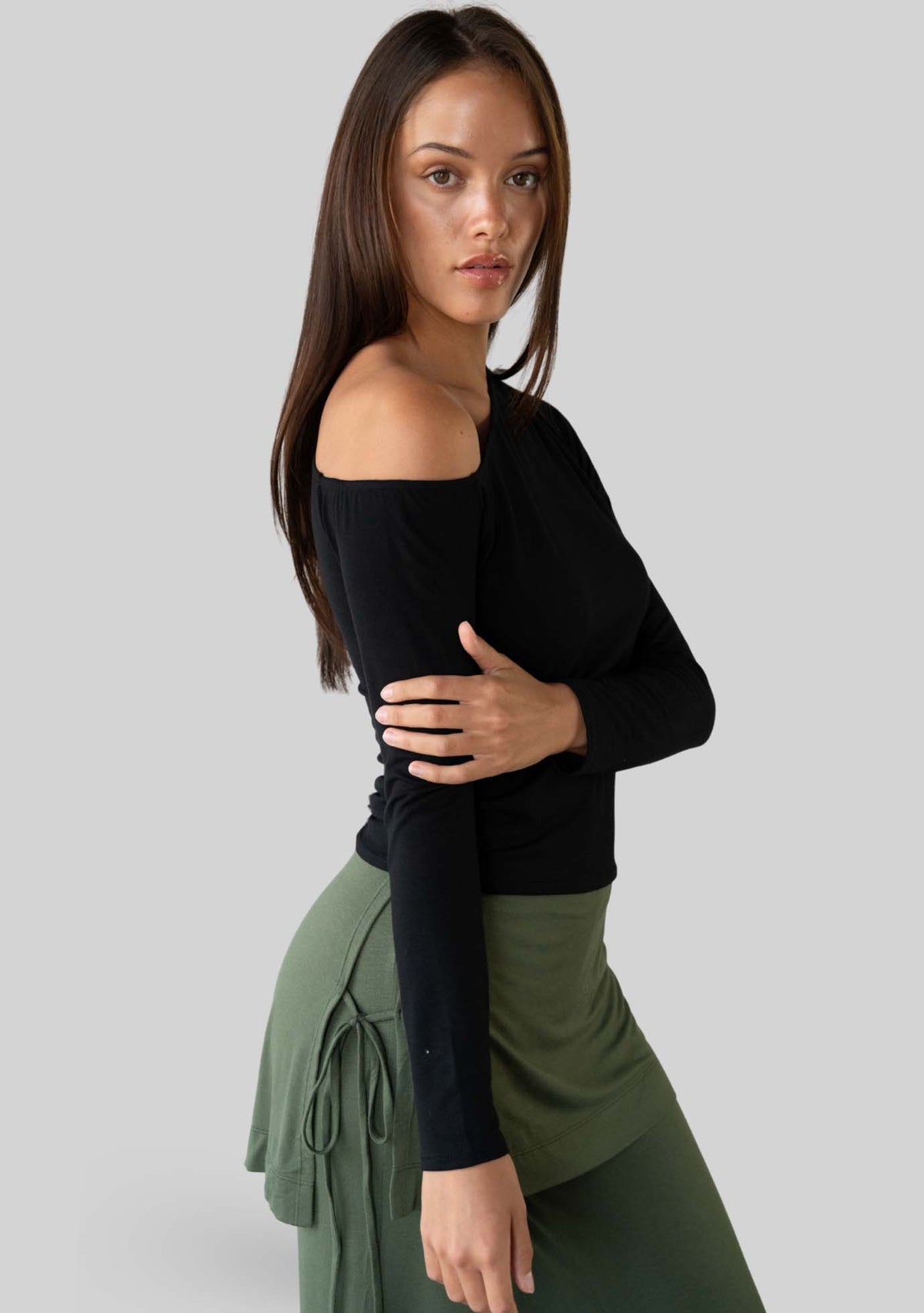 Jala Aria Top in Black - alternate view