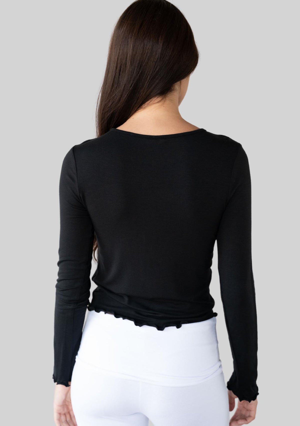 Jala Chill Top in Black - side view