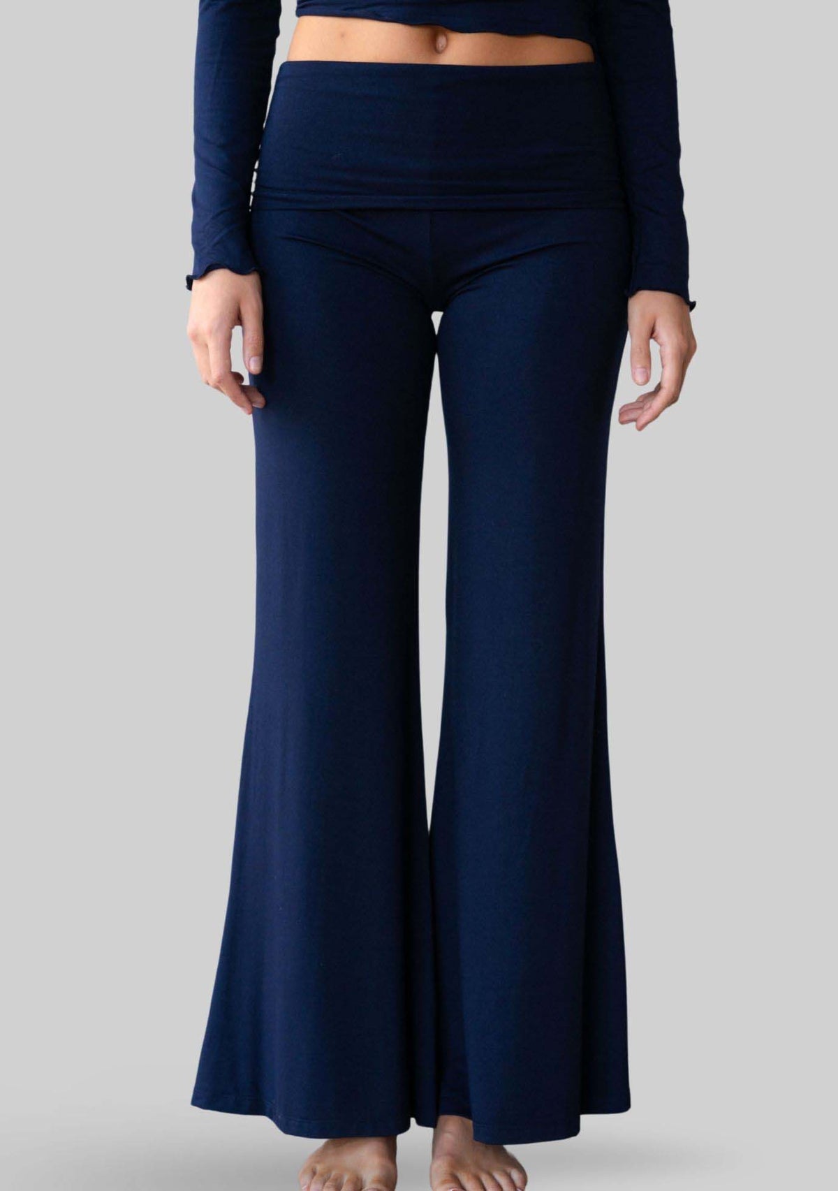 Jala Chill Yoga Pant in Navy - front view