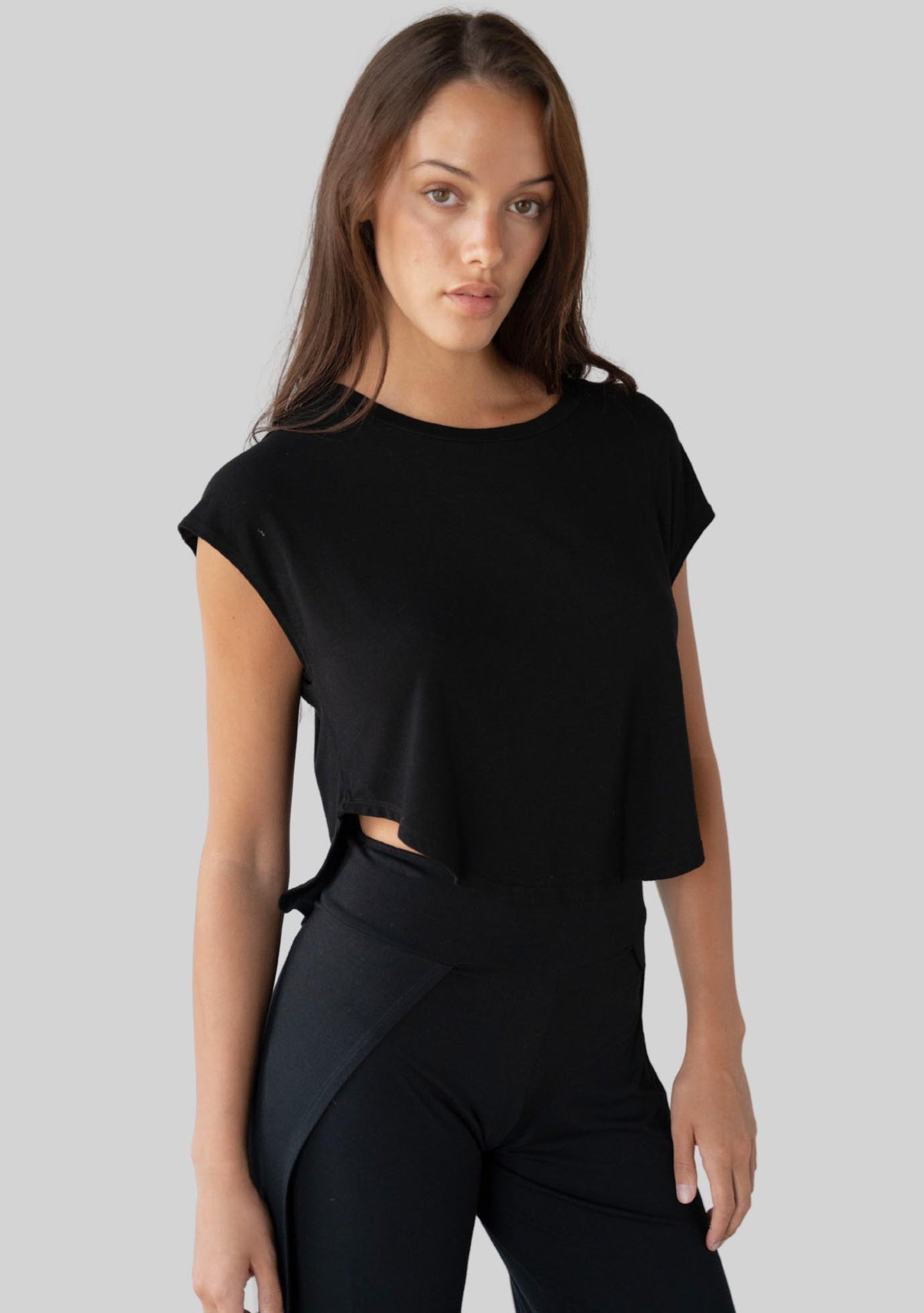 Jala Easy Tee in Black - back view