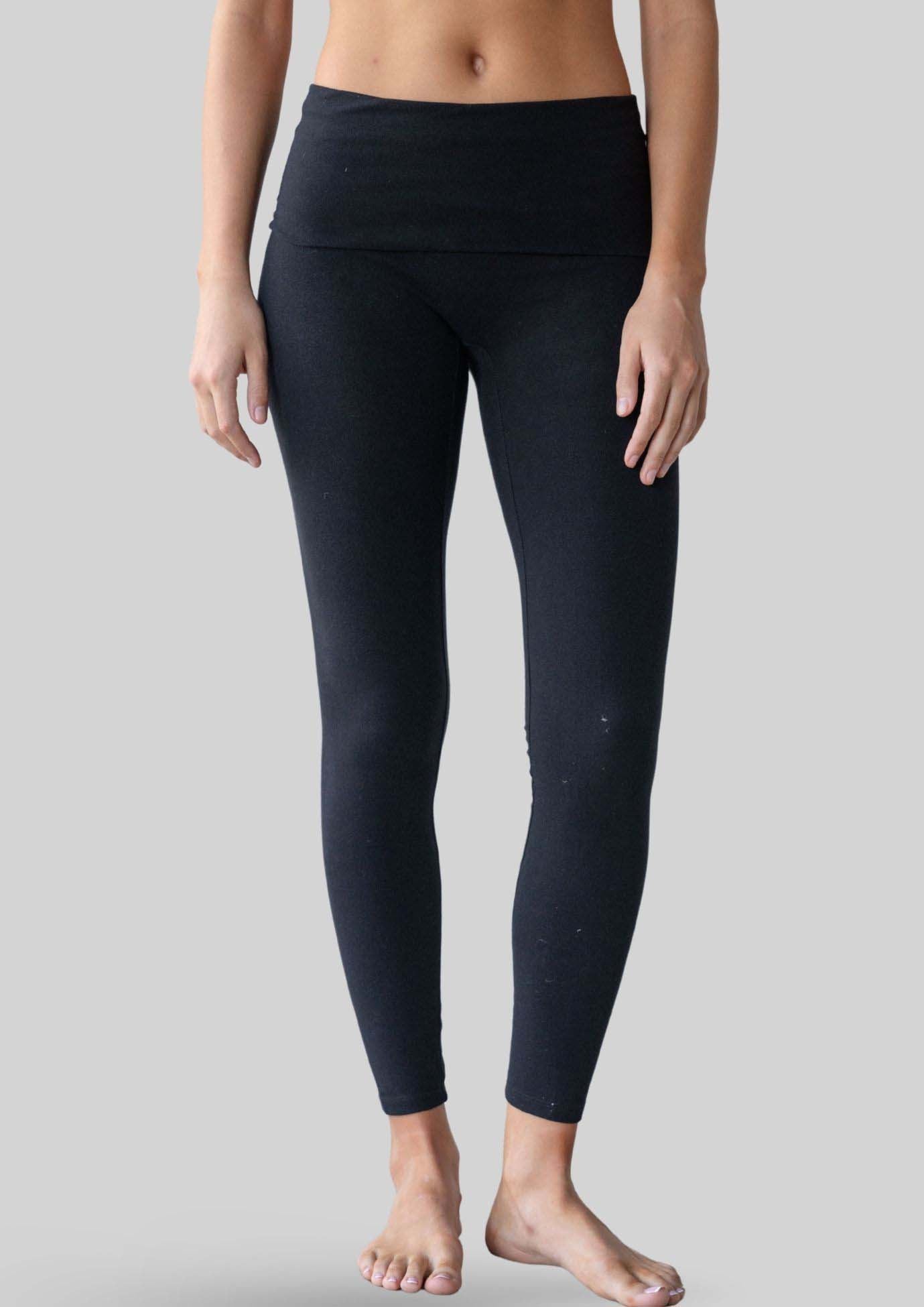 Jala Nama Legging in Black - model photo. [label] Amelia is 5'9" S